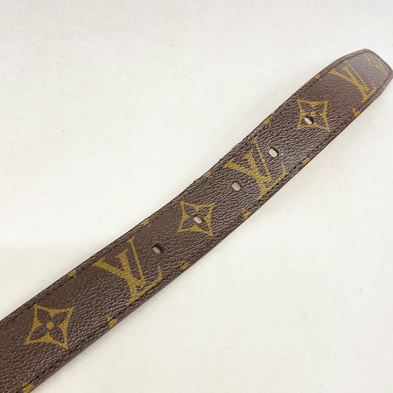 【6ia0215】ルイヴィトン ベルト モノグラム サンチュールエリプス M6919 ブラウン【中古】メンズ レディース ユニセックス