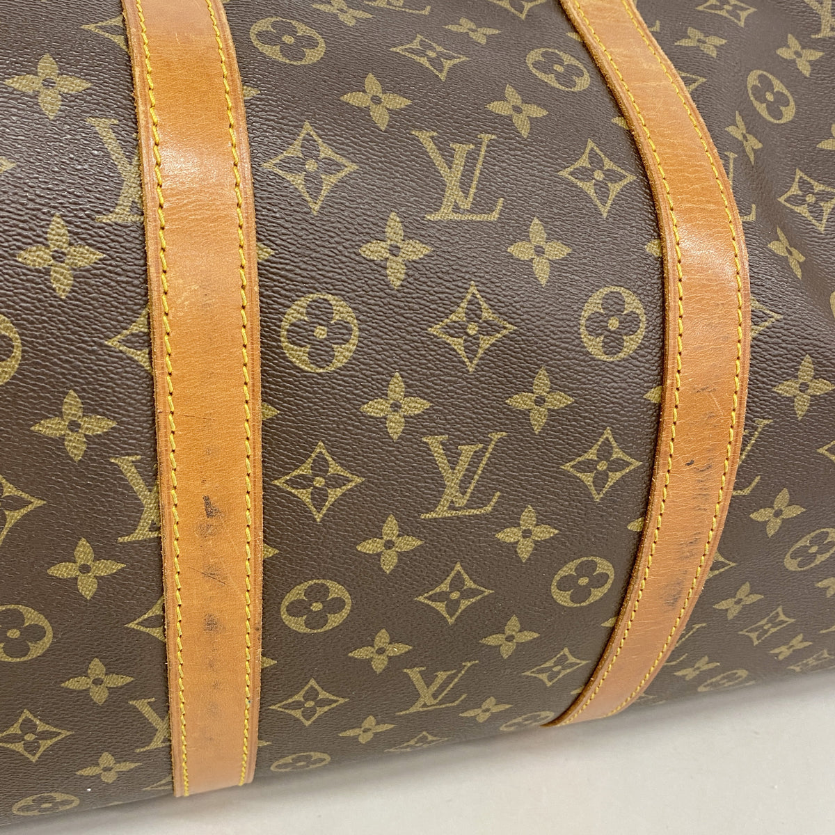 【6ia0217】ルイヴィトン ボストンバッグ モノグラム キーポル55 M41424 ブラウン【中古】メンズ レディース ユニセックス