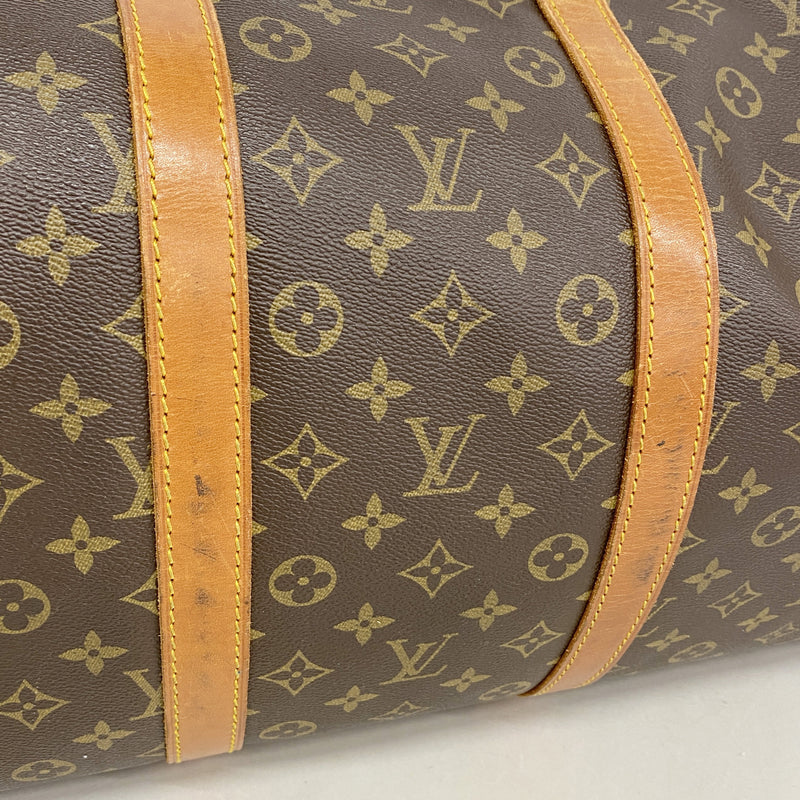 【6ia0217】ルイヴィトン ボストンバッグ モノグラム キーポル55 M41424 ブラウン【中古】メンズ レディース ユニセックス