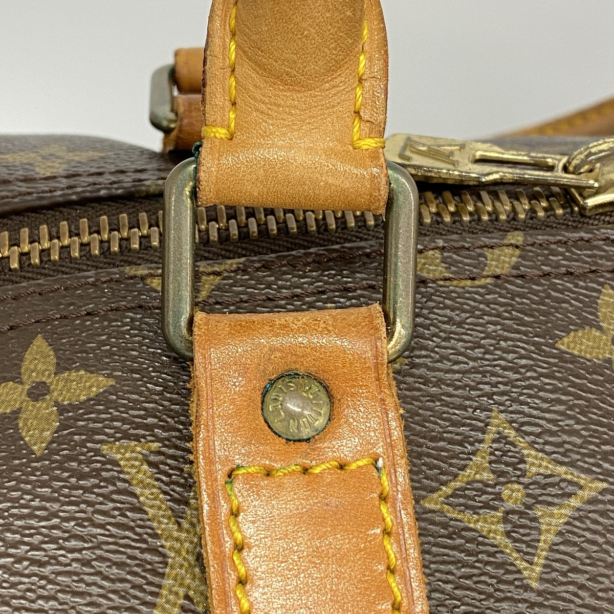 【6ia0217】ルイヴィトン ボストンバッグ モノグラム キーポル55 M41424 ブラウン【中古】メンズ レディース ユニセックス