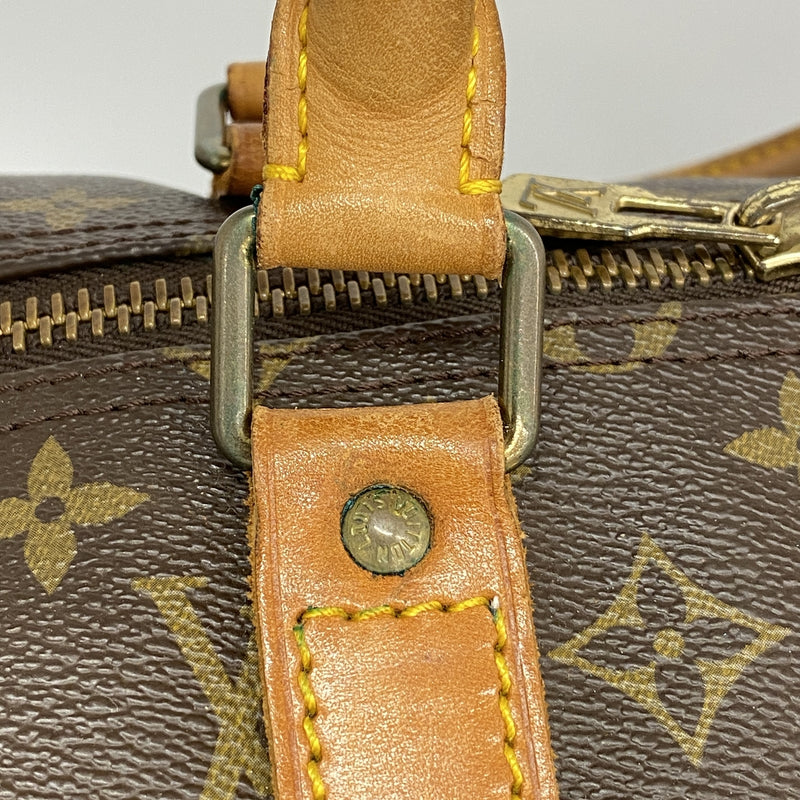【6ia0217】ルイヴィトン ボストンバッグ モノグラム キーポル55 M41424 ブラウン【中古】メンズ レディース ユニセックス