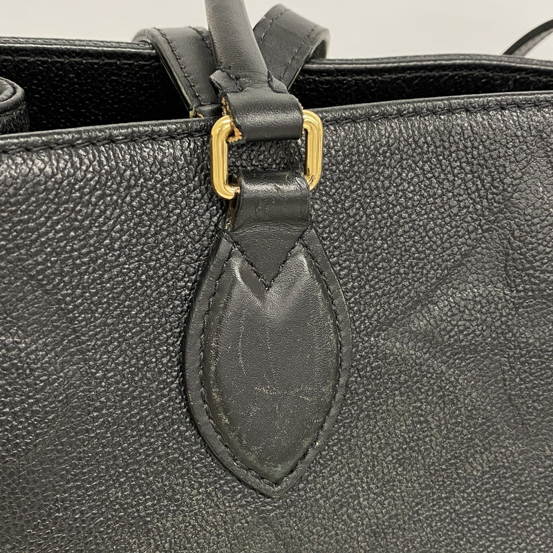 【6ia0220】ルイヴィトン トートバッグ モノグラム・アンプラント オンザゴーGM M44925 ノワール 2wayバッグ【中古】レディース