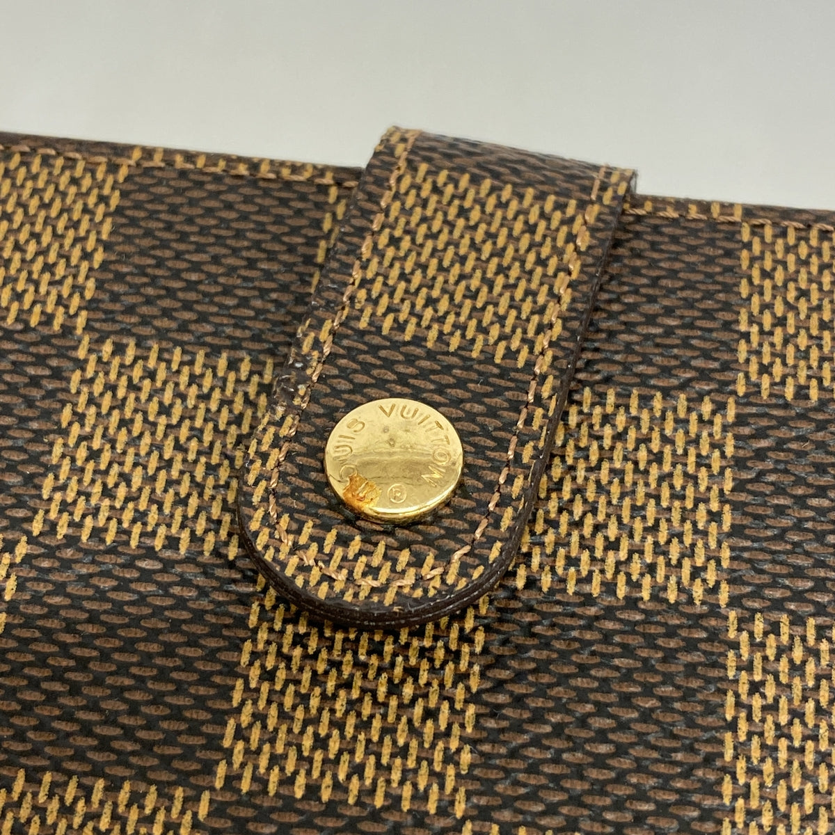 【6ia0223】ルイヴィトン 財布 ダミエ ポルトモネビエヴィエノワ N61664 エベヌ【中古】レディース