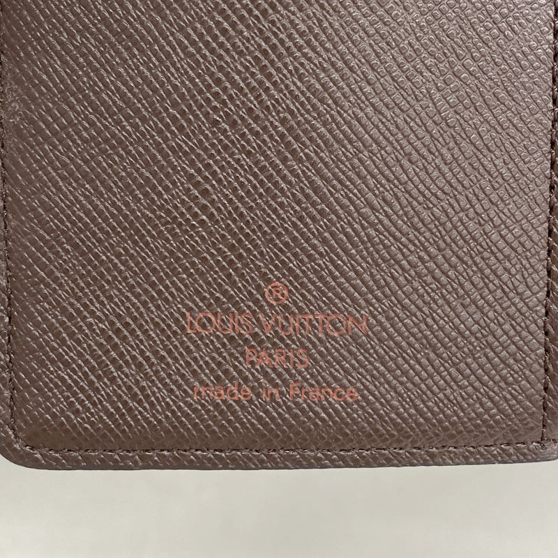 【6ia0223】ルイヴィトン 財布 ダミエ ポルトモネビエヴィエノワ N61664 エベヌ【中古】レディース