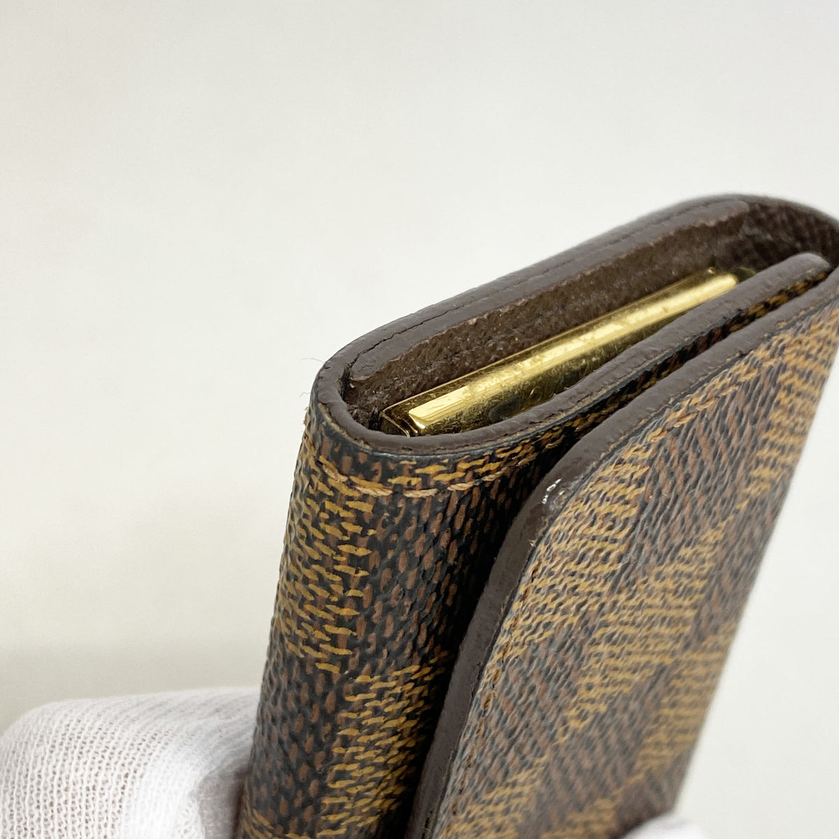 【6ia0225】ルイヴィトン キーケース ダミエ ミュルティクレ4 N62631 エベヌ【中古】メンズ レディース ユニセックス