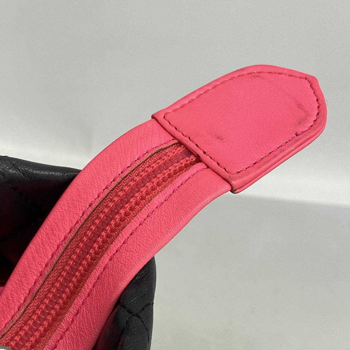 【6ia0227】シャネル トートバッグ カンボン ラムスキン ブラック シルバー金具【中古】レディース