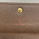 【6ia0233】ルイヴィトン 長財布 ダミエ ポシェットポルトモネクレディ N61726 エベヌ【中古】メンズ レディース ユニセックス