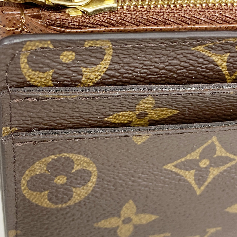 【6ia0235】ルイヴィトン 長財布 モノグラム ポルトフォイユサラ M60531 ブラウン【中古】メンズ レディース ユニセックス