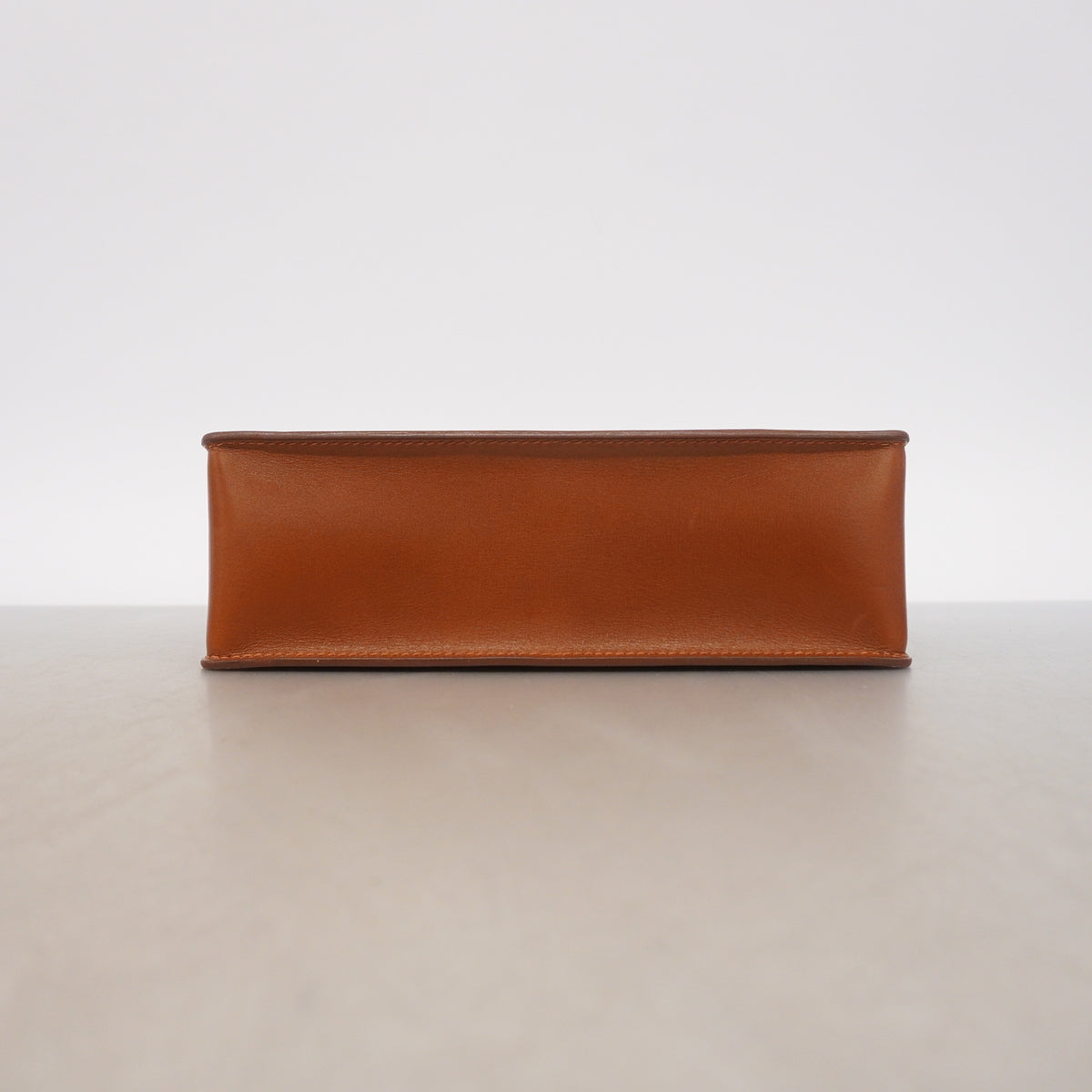 【6ia0250】エルメス ハンドバッグ ホワイトバスTPM ボックスカーフ ノアゼット ゴールド金具 □G刻印【中古】レディース