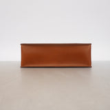 【6ia0250】エルメス ハンドバッグ ホワイトバスTPM ボックスカーフ ノアゼット ゴールド金具 □G刻印【中古】レディース