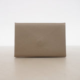 【6ia0252】エルメス カードケース カルヴィヴェルソ ヴォーエプソン エタン/ヴェールクリケット シルバー金具 Y刻印【中古】メンズ レディース ユニセックス