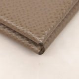 【6ia0252】エルメス カードケース カルヴィヴェルソ ヴォーエプソン エタン/ヴェールクリケット シルバー金具 Y刻印【中古】メンズ レディース ユニセックス