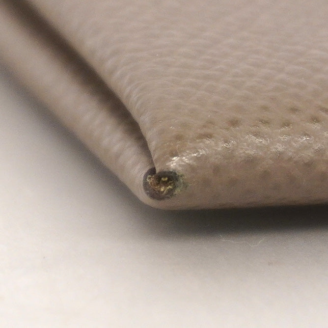 【6ia0252】エルメス カードケース カルヴィヴェルソ ヴォーエプソン エタン/ヴェールクリケット シルバー金具 Y刻印【中古】メンズ レディース ユニセックス
