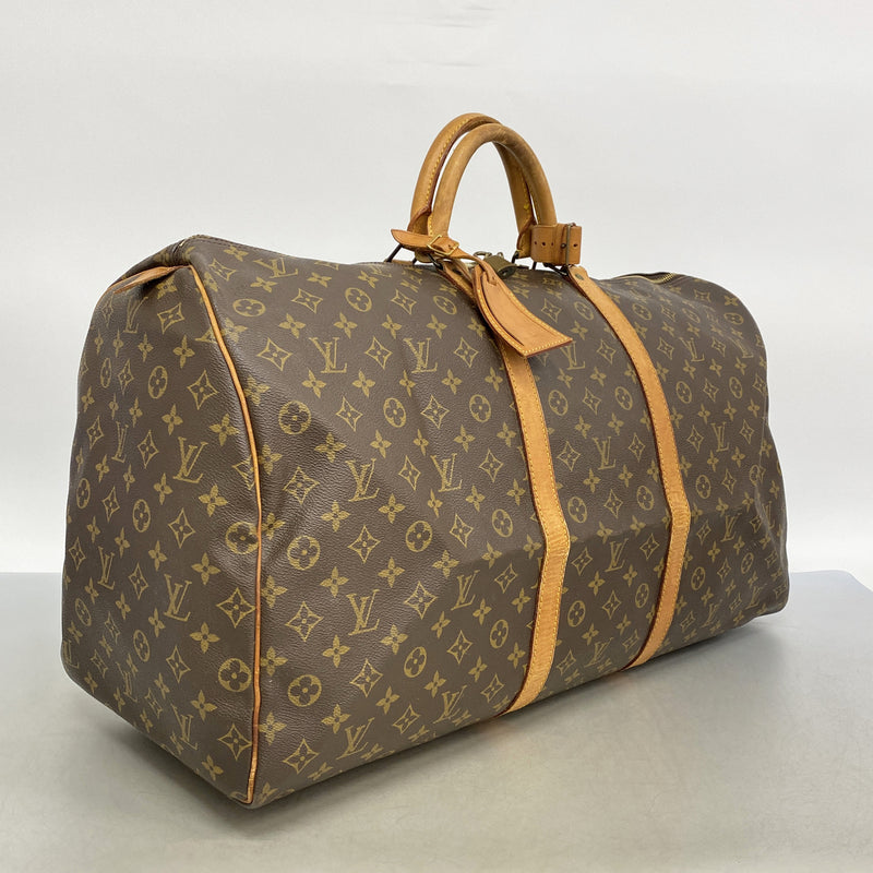 【6ia0255】ルイヴィトン ボストンバッグ モノグラム キーポル60 M41422 ブラウン【中古】メンズ レディース ユニセックス