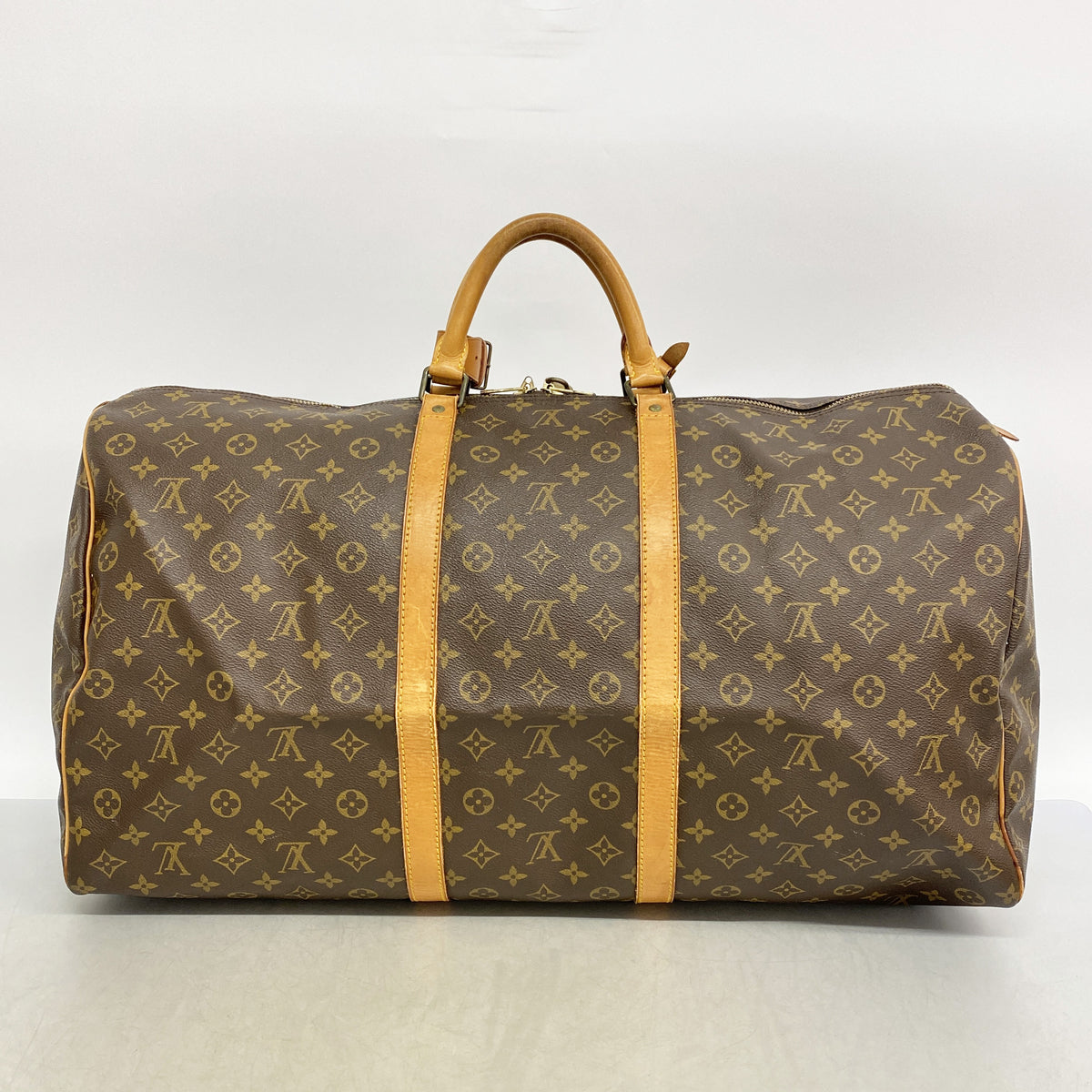 【6ia0255】ルイヴィトン ボストンバッグ モノグラム キーポル60 M41422 ブラウン【中古】メンズ レディース ユニセックス
