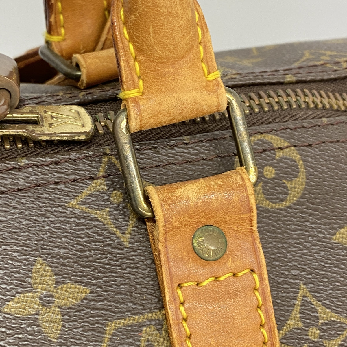 【6ia0256】ルイヴィトン ボストンバッグ モノグラム キーポル45 M41428 ブラウン【中古】メンズ レディース ユニセックス