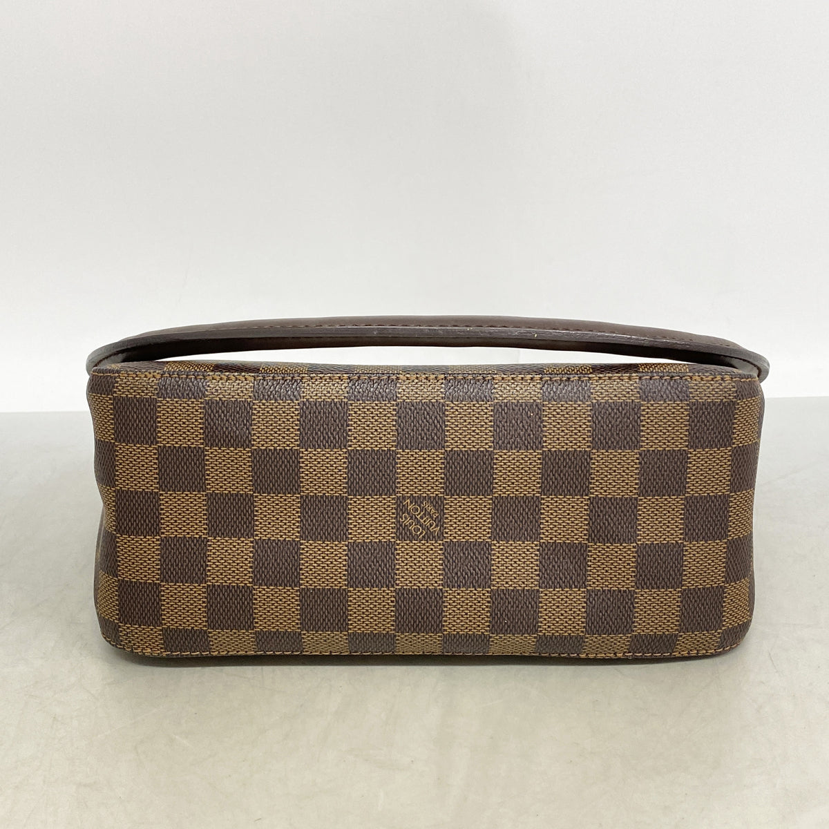 【6ia0257】ルイヴィトン ショルダーバッグ ダミエ ルーピングMM N51157 エベヌ SPO【中古】レディース