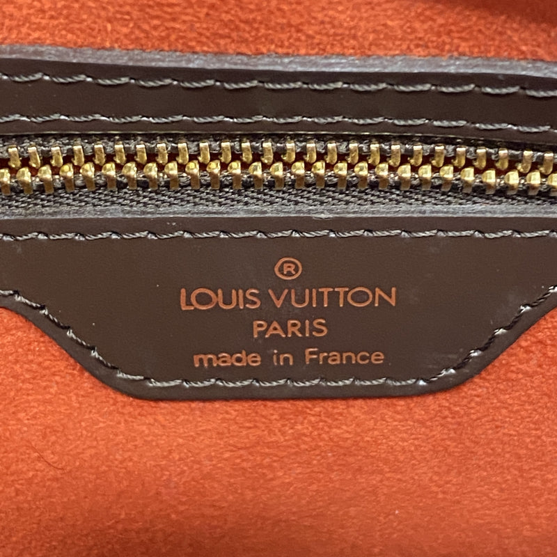 【6ia0257】ルイヴィトン ショルダーバッグ ダミエ ルーピングMM N51157 エベヌ SPO【中古】レディース