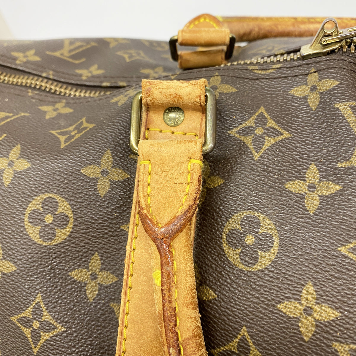 【6ia0265】ルイヴィトン ボストンバッグ モノグラム キーポルバンドリエール60 M41412 ブラウン【中古】メンズ レディース ユニセックス