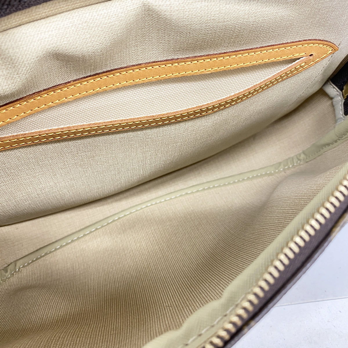 【6ia0267】ルイヴィトン ショルダーバッグ モノグラム リポーターPM M45254 ブラウン【中古】レディース