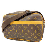 【6ia0267】ルイヴィトン ショルダーバッグ モノグラム リポーターPM M45254 ブラウン【中古】レディース
