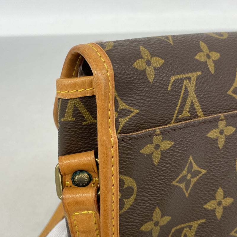【6ia0277】ルイヴィトン ショルダーバッグ モノグラム ジベシエールPM M42248 ブラウン【中古】レディース