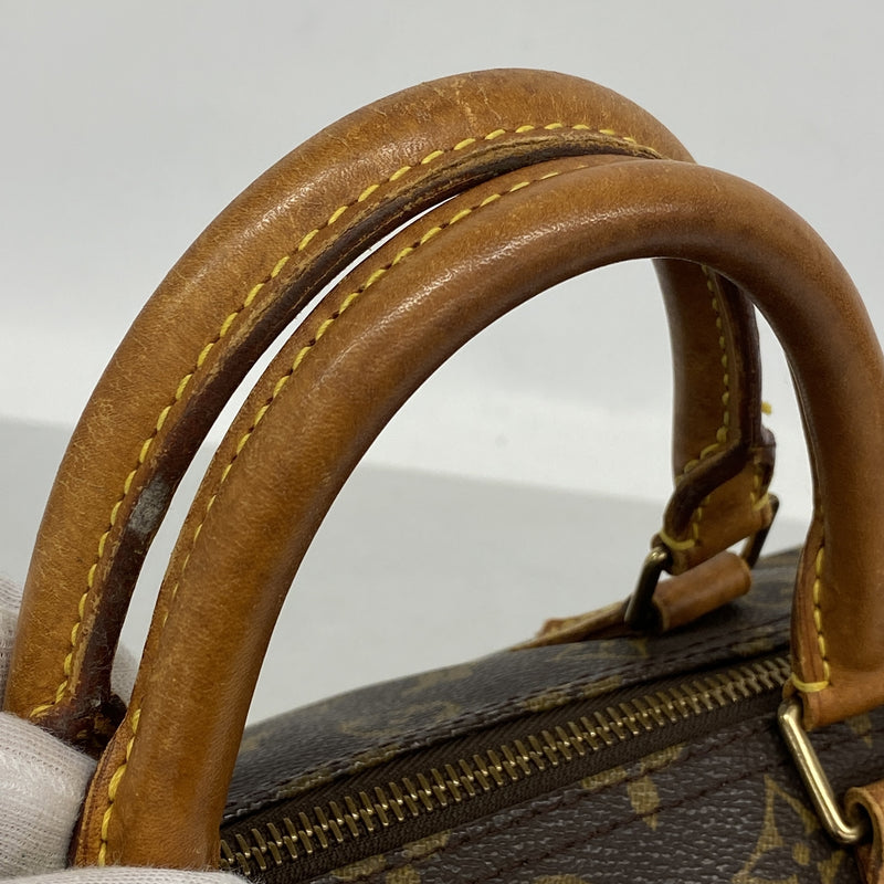 【6ia0281】ルイヴィトン ハンドバッグ モノグラム スピーディ30 M41108 ブラウン【中古】レディース