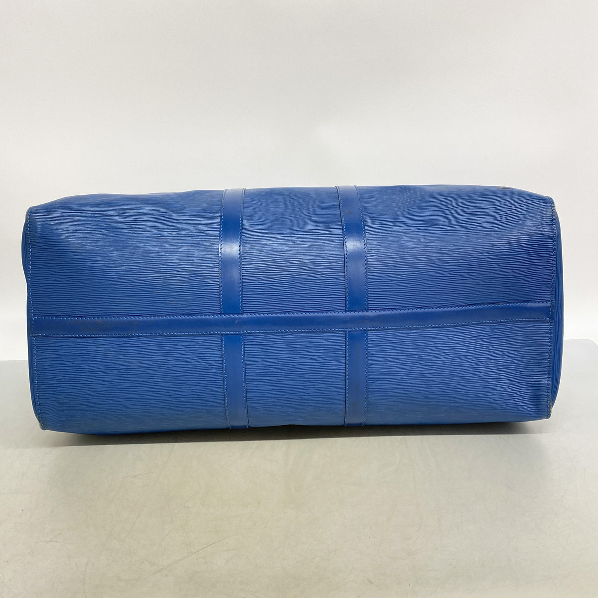 【6ia0285】ルイヴィトン ボストンバッグ エピ キーポル55 M42955 トレドブルー【中古】メンズ レディース ユニセックス