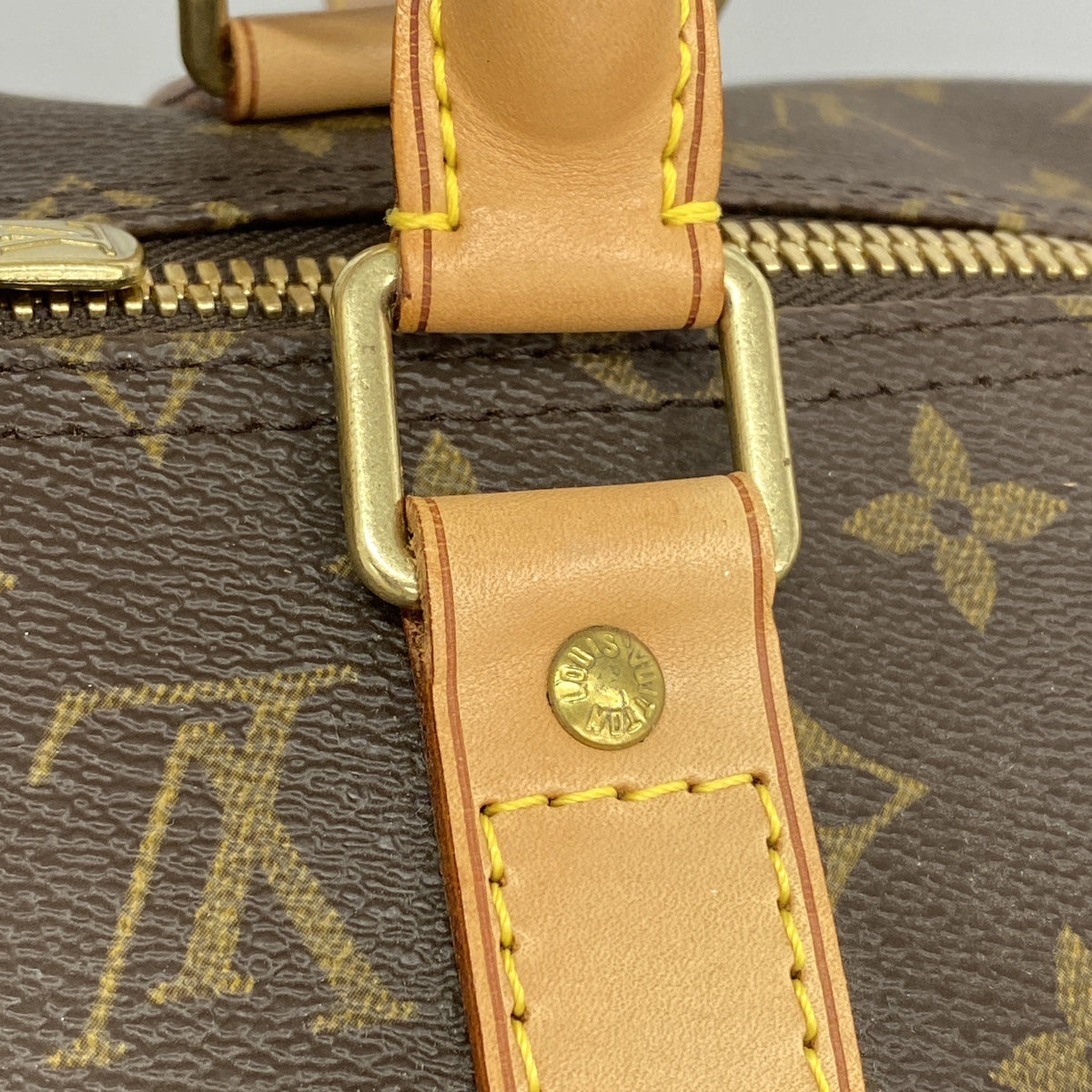 【6ia0286】ルイヴィトン ボストンバッグ モノグラム キーポル50 M41426 ブラウン【中古】メンズ レディース ユニセックス