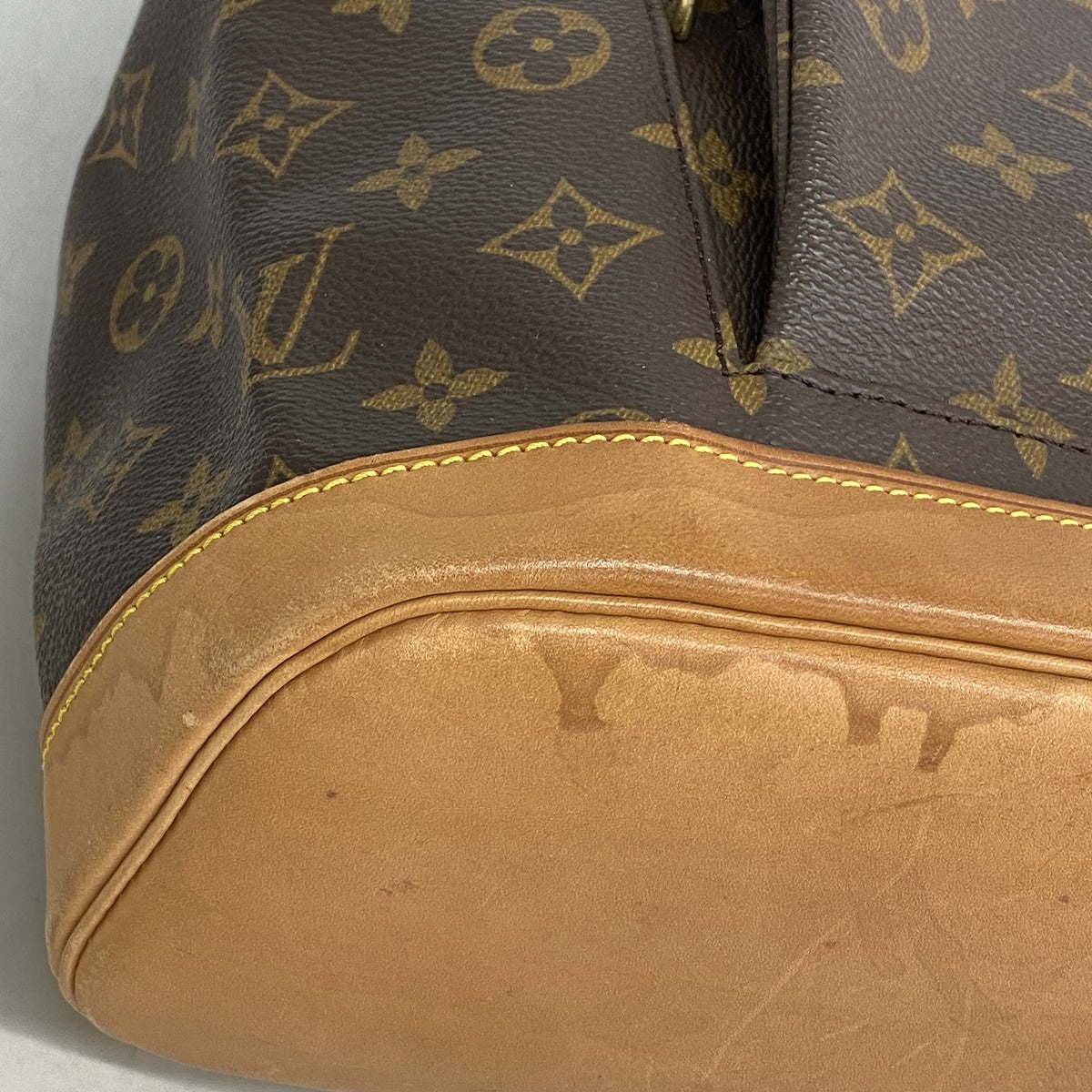 【6ia0288】ルイヴィトン リュック・デイパック モノグラム モンスリGM M51135 ブラウン【中古】メンズ レディース ユニセックス