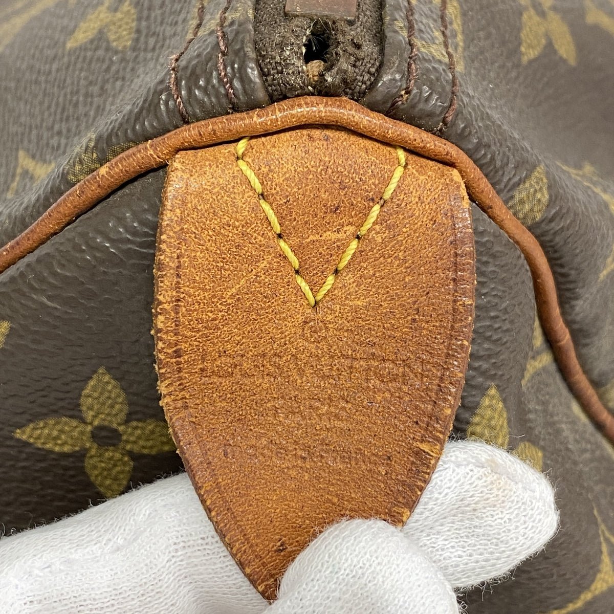 【6ia0289】ルイヴィトン ハンドバッグ モノグラム スピーディ35 M41107 ブラウン【中古】レディース