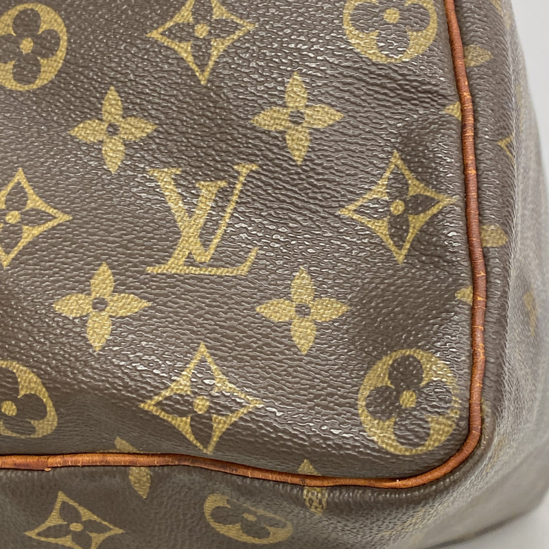 【6ia0289】ルイヴィトン ハンドバッグ モノグラム スピーディ35 M41107 ブラウン【中古】レディース