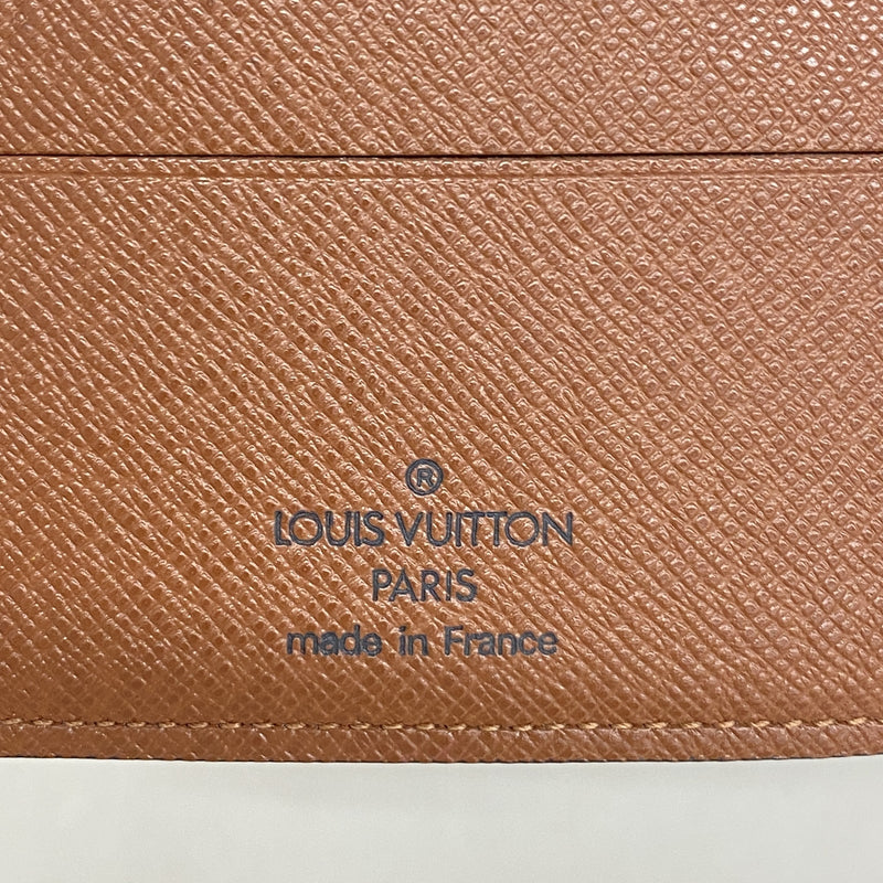 【6ia0292】ルイヴィトン パスポートケース モノグラム ブラウン【中古】メンズ レディース ユニセックス