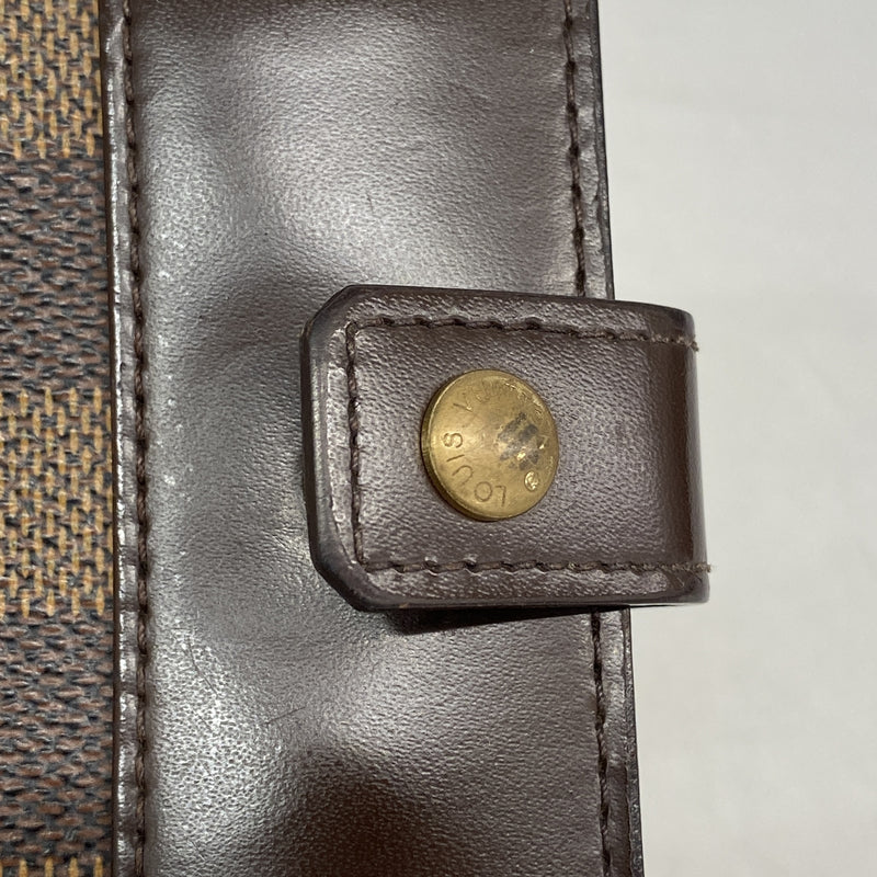 【6ia0294】ルイヴィトン 財布 ダミエ コンパクトジップ N61668 エベヌ【中古】レディース