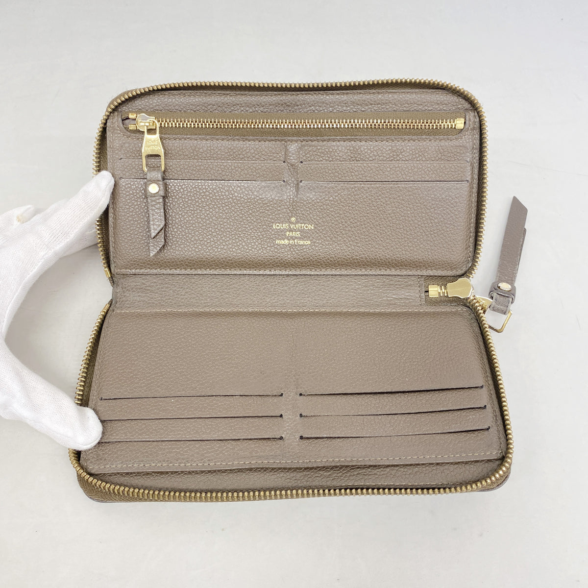 【6ia0295】ルイヴィトン 長財布 モノグラム・アンプラント ポルトフォイユスクレットロン M60387 オンブル【中古】メンズ レディース ユニセックス
