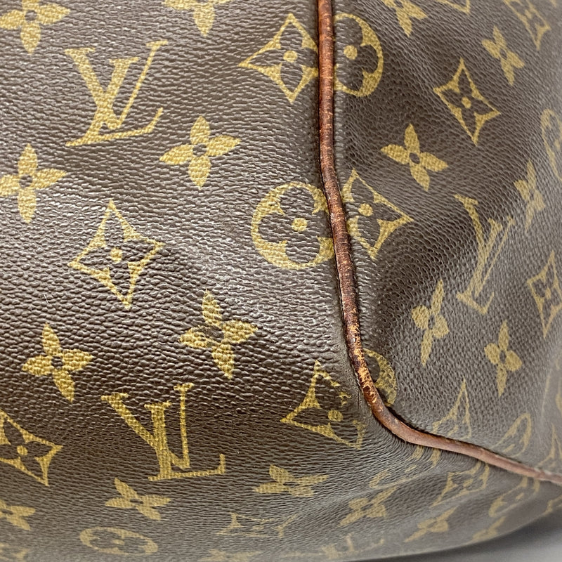 【6ia0299】ルイヴィトン ボストンバッグ モノグラム キーポル55 M41424 ブラウン【中古】メンズ レディース ユニセックス