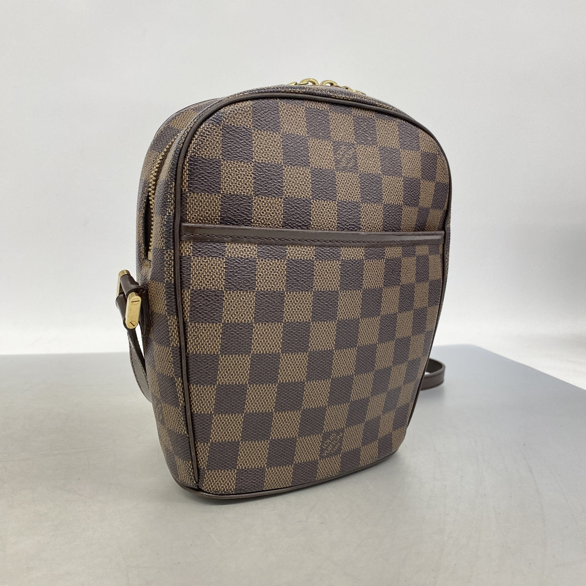 【6ia0301】ルイヴィトン ショルダーバッグ ダミエ イパネマPM N51294 エベヌ【中古】レディース