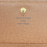 【6ia0311】ルイヴィトン 財布 モノグラム ポルトモネビエトレゾール M61730 ブラウン【中古】レディース