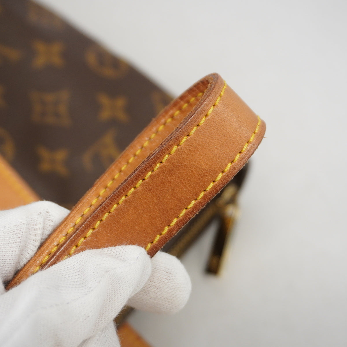 【6ia0324】ルイヴィトン トートバッグ モノグラム カバピアノ M51148 ブラウン【中古】レディース