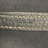 【6ia0331】エルメス トートバッグ ガーデンパーティGM トワルオフィシエ ブラック シルバー金具 □H刻印【中古】メンズ レディース ユニセックス