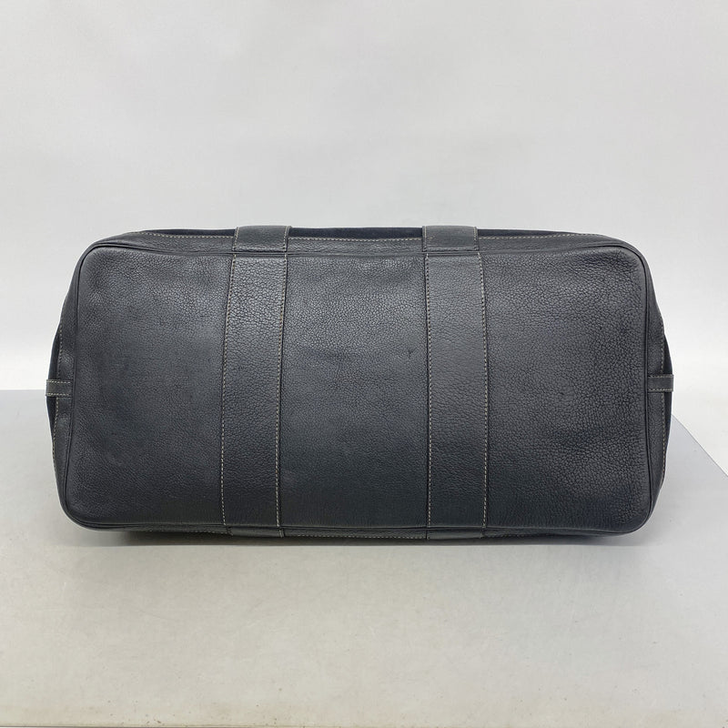 【6ia0331】エルメス トートバッグ ガーデンパーティGM トワルオフィシエ ブラック シルバー金具 □H刻印【中古】メンズ レディース ユニセックス