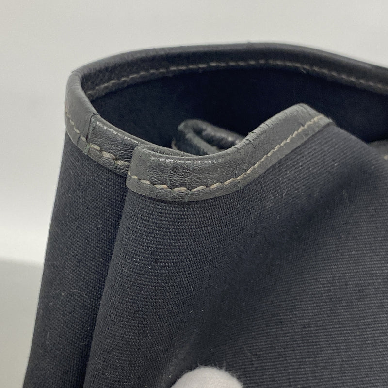 【6ia0331】エルメス トートバッグ ガーデンパーティGM トワルオフィシエ ブラック シルバー金具 □H刻印【中古】メンズ レディース ユニセックス