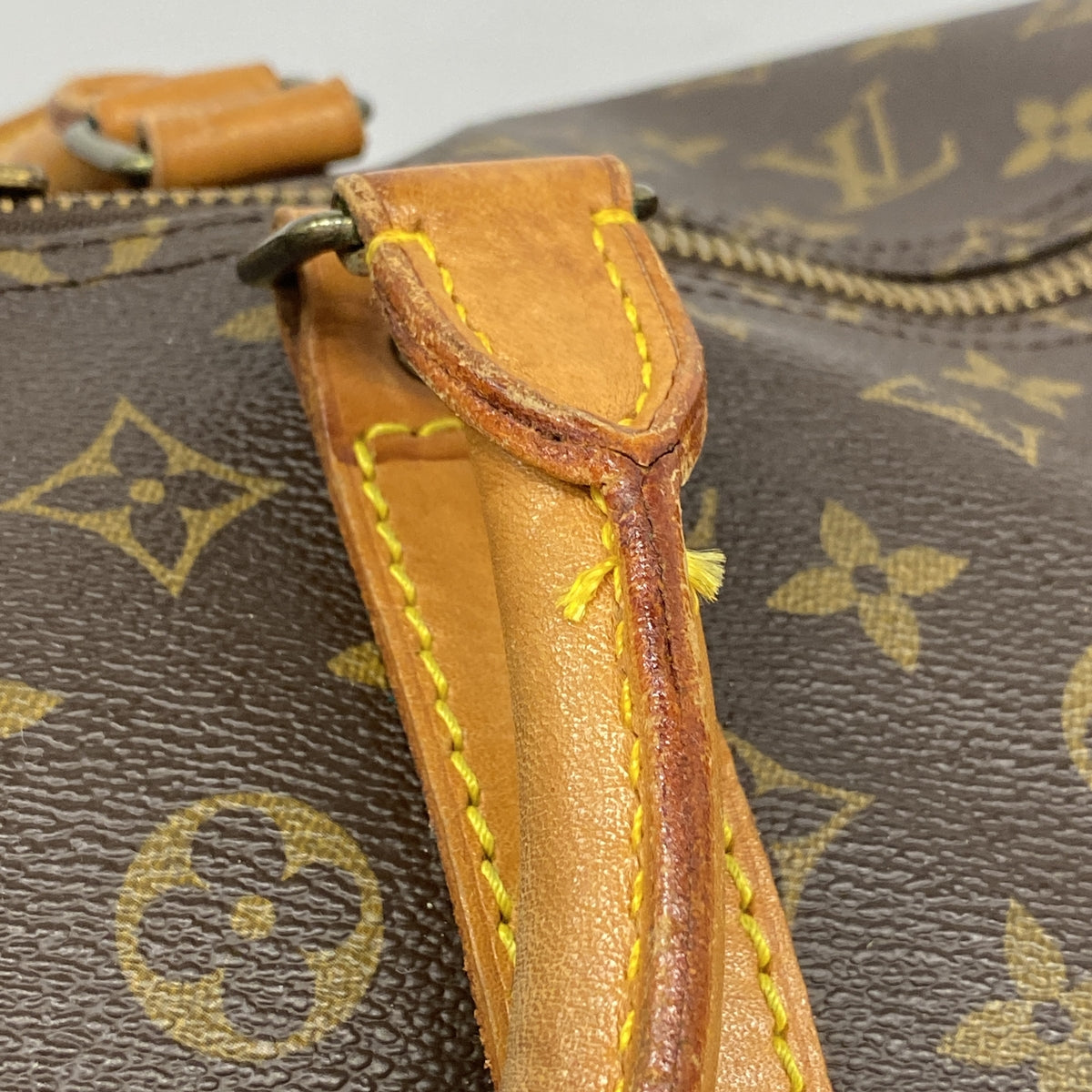 【6ia0332】ルイヴィトン ボストンバッグ モノグラム キーポル55 M41424 ブラウン【中古】メンズ レディース ユニセックス