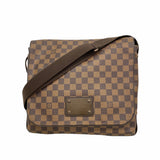 【6ia0334】ルイヴィトン ショルダーバッグ ダミエ ブルックリンMM N51211 エベヌ【中古】メンズ レディース ユニセックス