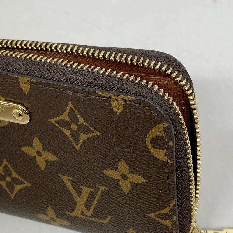 【6ia0340】ルイヴィトン 財布 モノグラム マーゴットウォレット M28428 ブラウン【中古】メンズ レディース ユニセックス