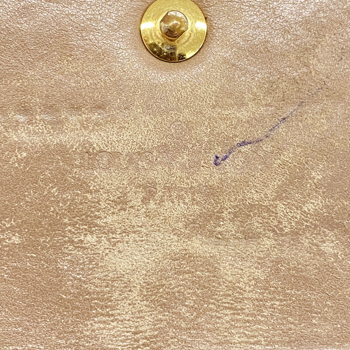 【6ia0344】ルイヴィトン 長財布 ヴェルニ ポルトフォイユサラ M91764 ベージュプードル【中古】レディース