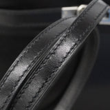 【6ia0353-e-g】エルメス ハンドバッグ ミニケリー2 ボックスカーフ ブラック シルバー金具 U刻印 2wayバッグ【中古】レディース