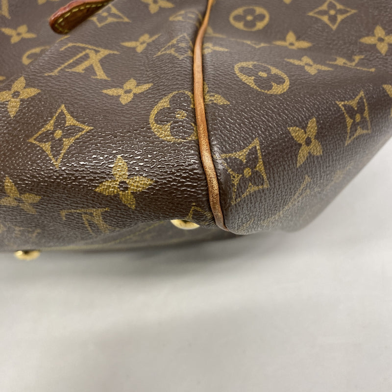 【6ia0355】ルイヴィトン トートバッグ モノグラム ティボリGM M40144 ブラウン【中古】レディース