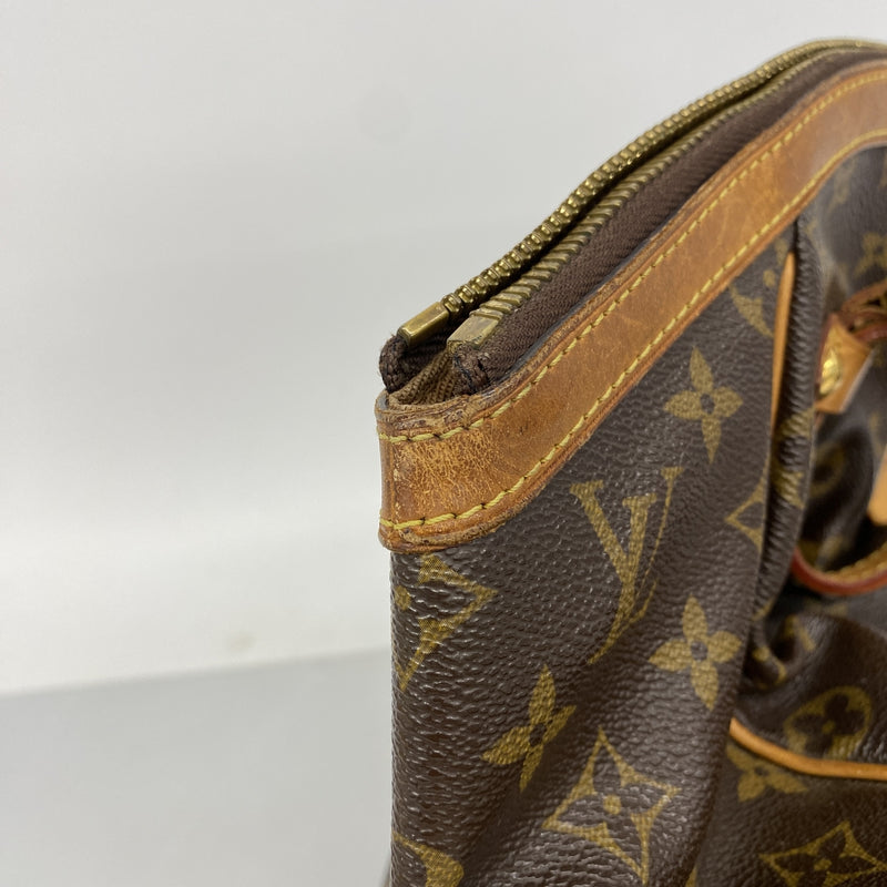 【6ia0355】ルイヴィトン トートバッグ モノグラム ティボリGM M40144 ブラウン【中古】レディース
