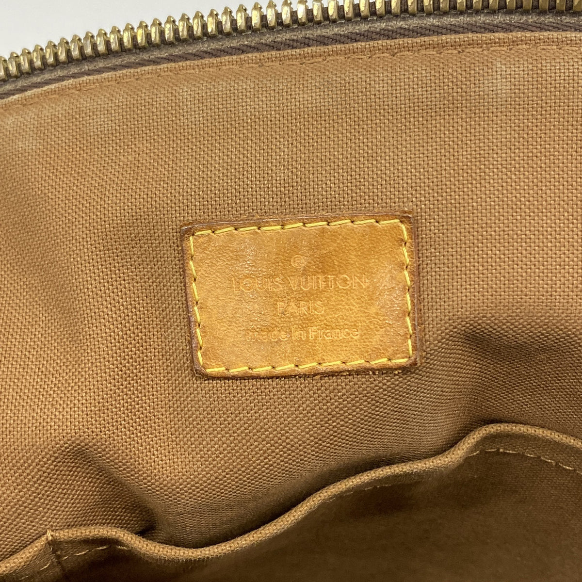 【6ia0355】ルイヴィトン トートバッグ モノグラム ティボリGM M40144 ブラウン【中古】レディース